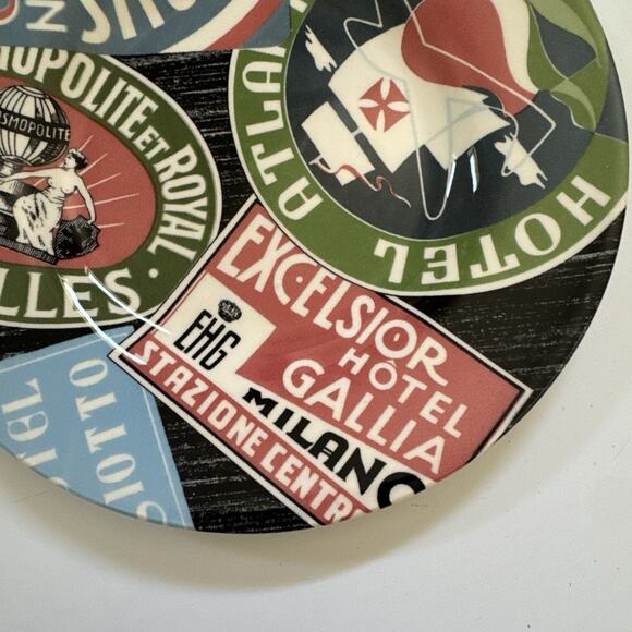 Set of 4 Royal Stafford ENGLAND Salad Plates Hotel De L'Europe Earthenware READ - Picture 4 of 9